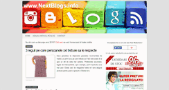 Desktop Screenshot of nextblogs.info